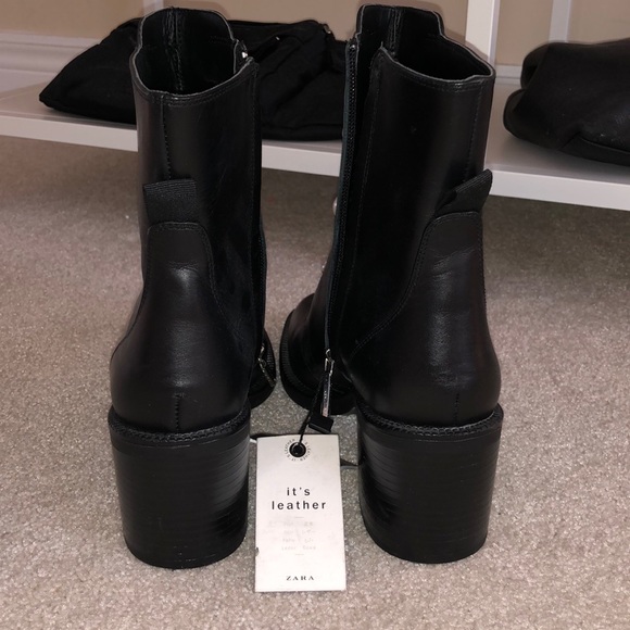 Zara brand new genuine leather boots - Picture 3 of 5